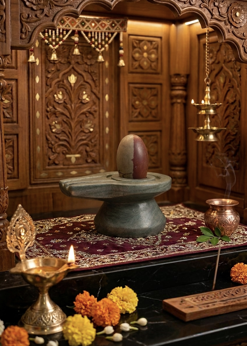 अर्धनारेश्वर - नर्मदेश्वर शिवलिंग