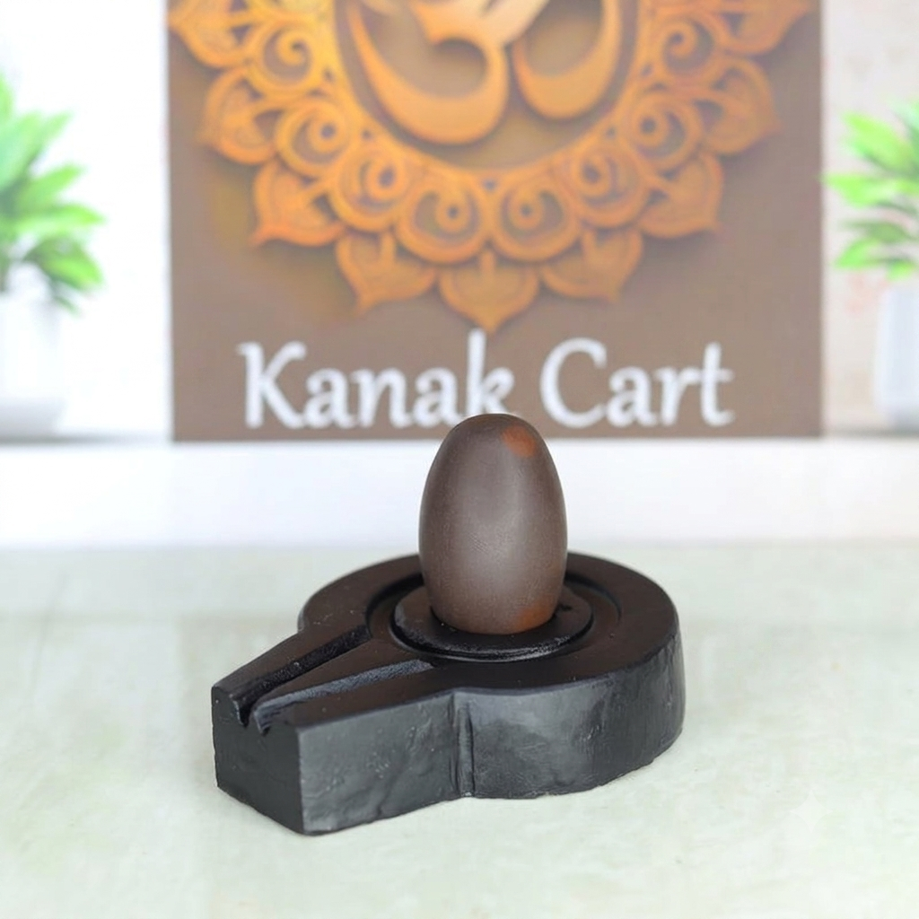 '' 1.5 " नर्मदेश्वर शिवलिंग