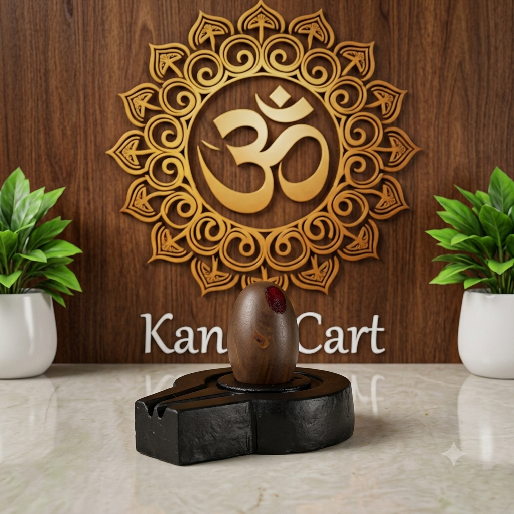 ''2"  नर्मदेश्वर शिवलिंग + नंदी जी Set